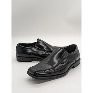 Kids Stacy Adam's Dress Shoes Boys Size 3.5M 3.5Y Black Patent Leather Slip On